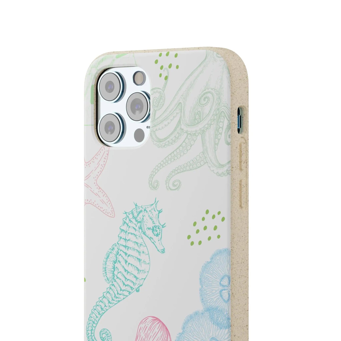 Pastel Coast Biodegradable Phone Case for IPhone and Samsung Galaxy