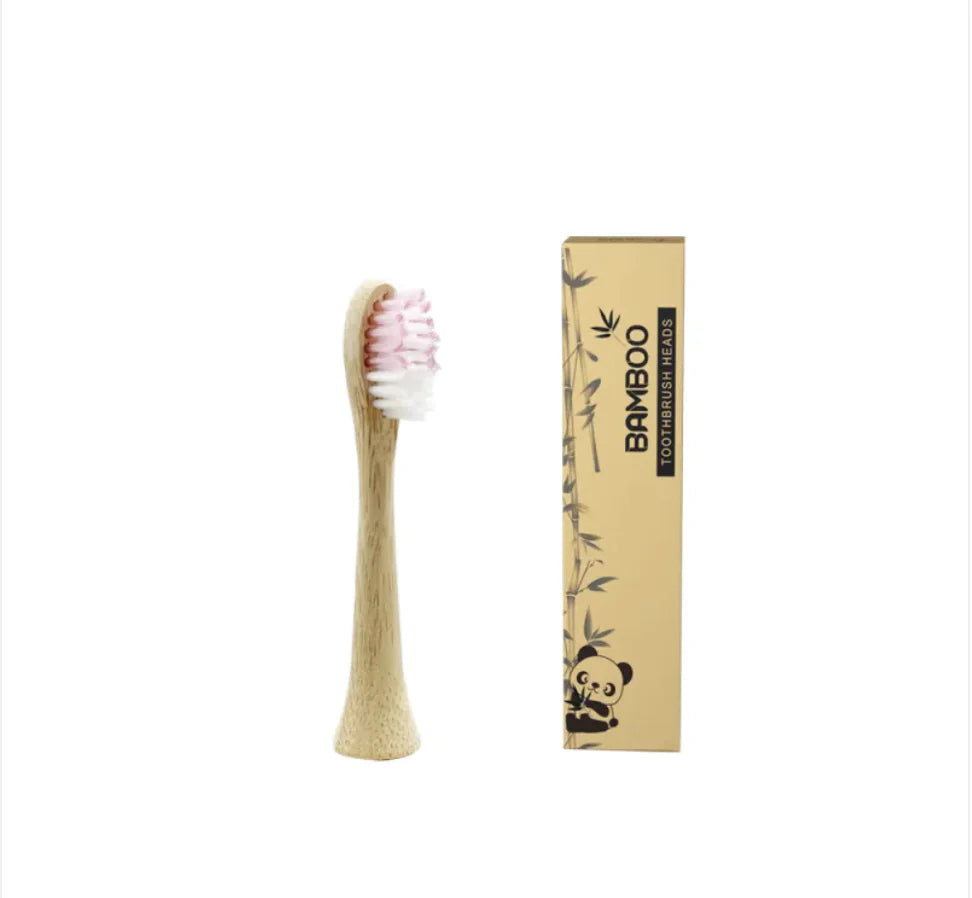 Organic Bamboo Biodegradable Electric Toothbrush Head