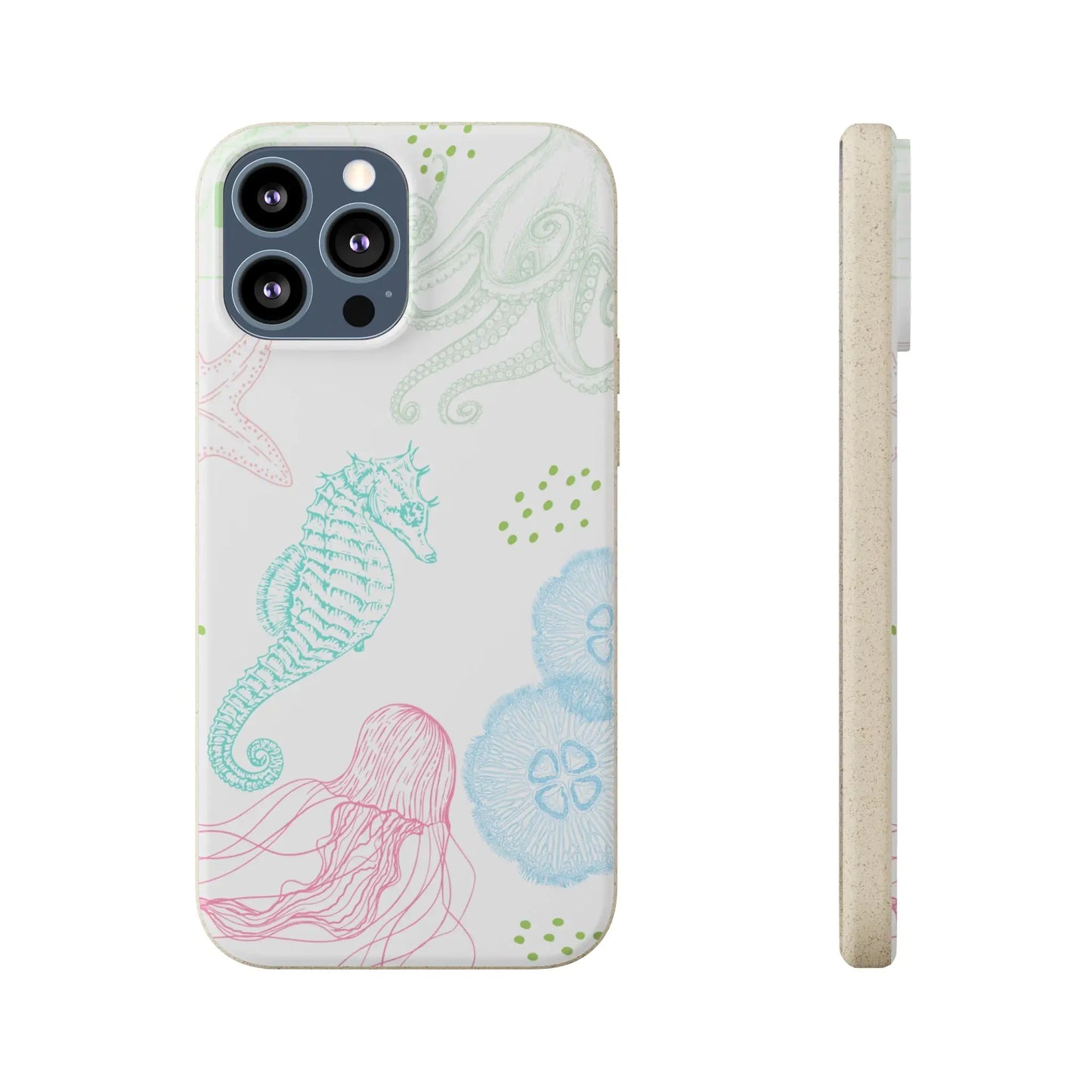 Pastel Coast Biodegradable Phone Case for IPhone and Samsung Galaxy