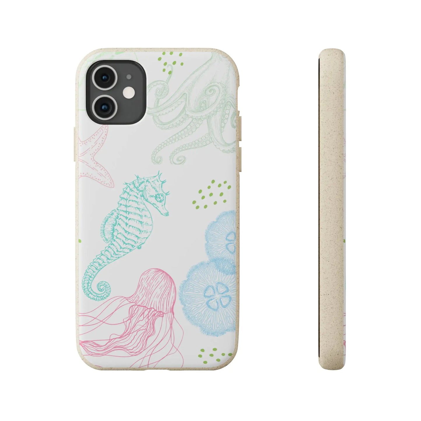 Pastel Coast Biodegradable Phone Case for IPhone and Samsung Galaxy