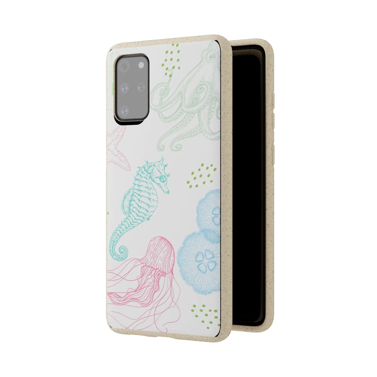 Pastel Coast Biodegradable Phone Case for IPhone and Samsung Galaxy